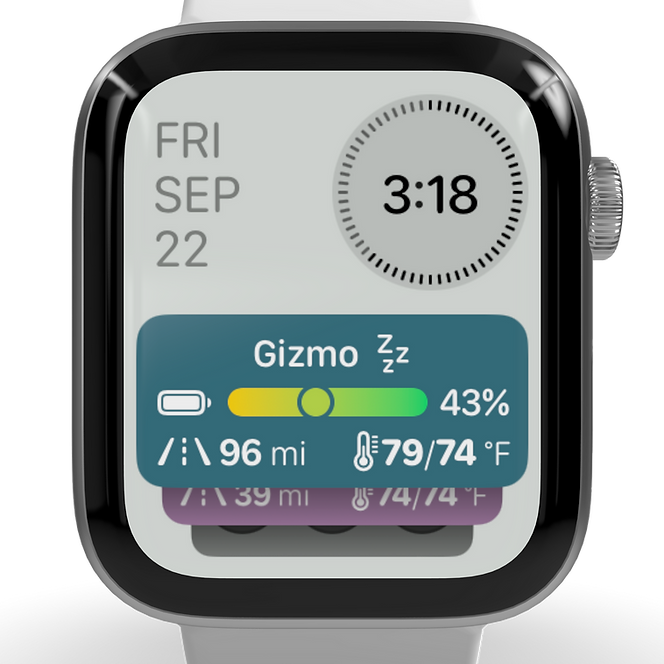 Stats for Tesla Apple Watch controls
